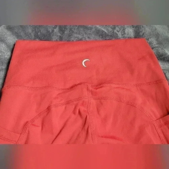 Zyia Active, Red, hi-rise leggings, size 2, Length 29" - Picture 3 of 7